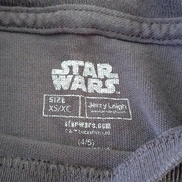 Jerry Leigh star wars kids t-shirt in grey  size xs - Picture 2 of 3